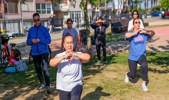 Konak’ta açık havada spor keyfi başladı