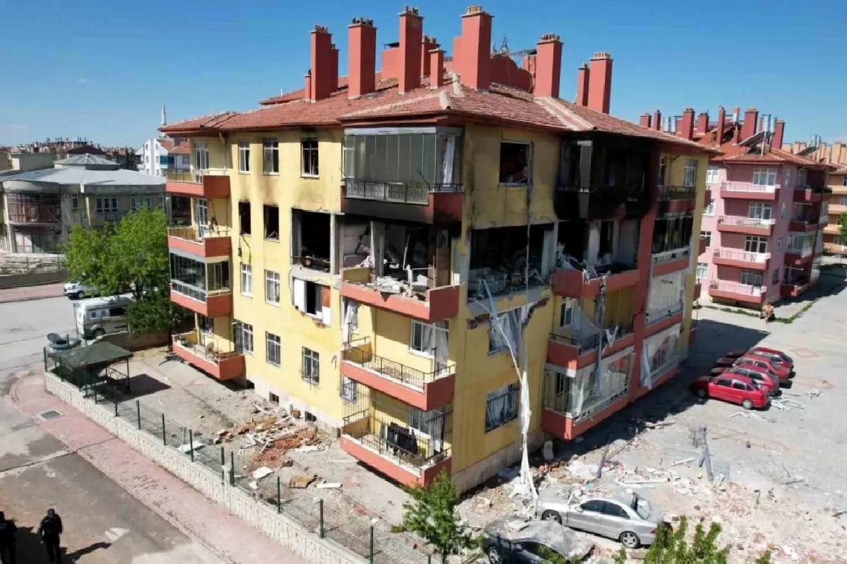 Konya’da Doğalgaz Patlaması: 13 Yaralı
