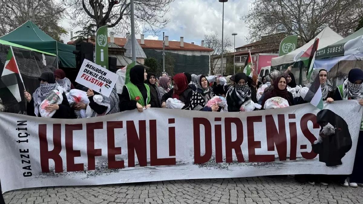 Konya’da İsrail’in Gazze saldırıları protesto edildi