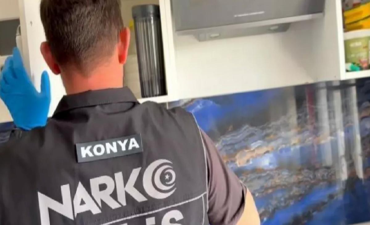 Konya’da Uyuşturucu Operasyonları: 63 Tutuklama