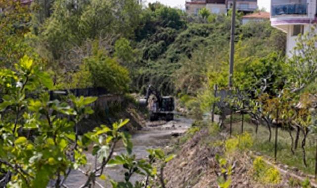 Körfezle buluşan derelerde temizlik harekâtı
