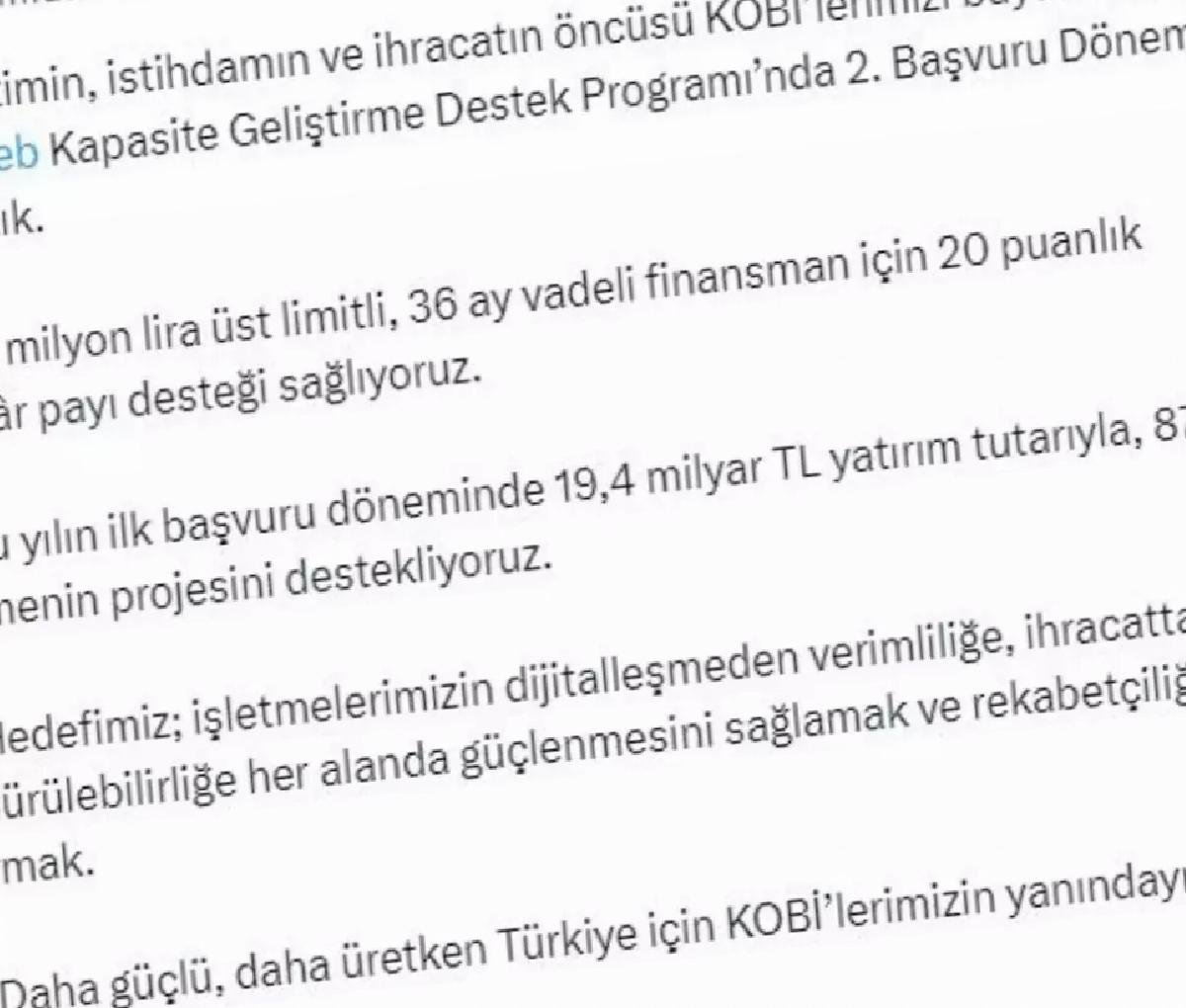 KOSGEB Destek Programı İkinci Dönemi Başladı