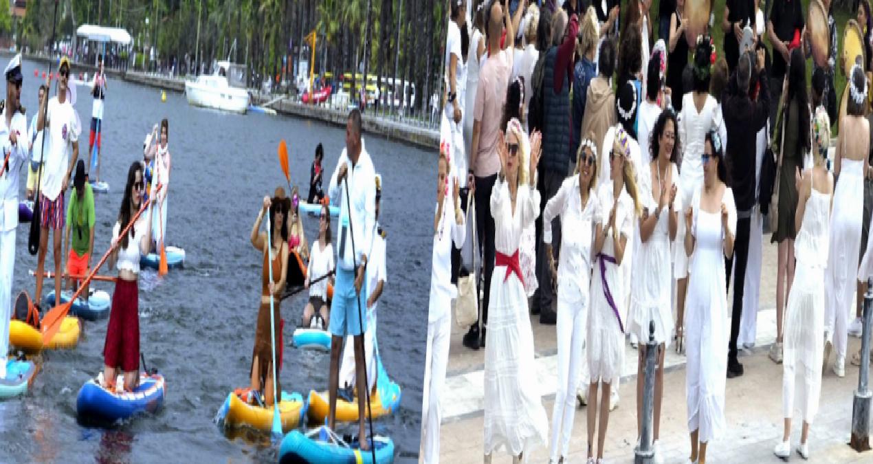 Köyceğiz’de denizde , gölde, karada çok renkli bahar şenliği