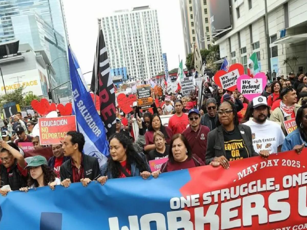 Los Angeles’ta 1 Mayıs Mitingi