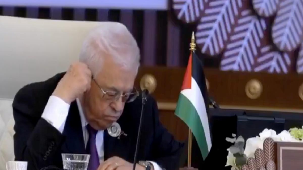 Mahmud Abbas, Gazze konuşması sırasında uyuyakaldı