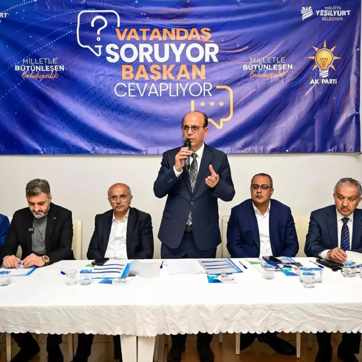 Malatya’da Başkanlar, Tecde Mahallesi’nde Vatandaşlarla Buluştu