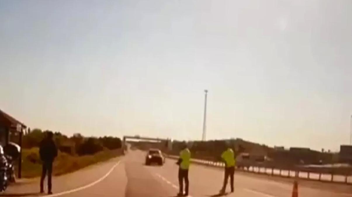 Malkara’da Polis Memuruna Araçla Çarpma Olayı