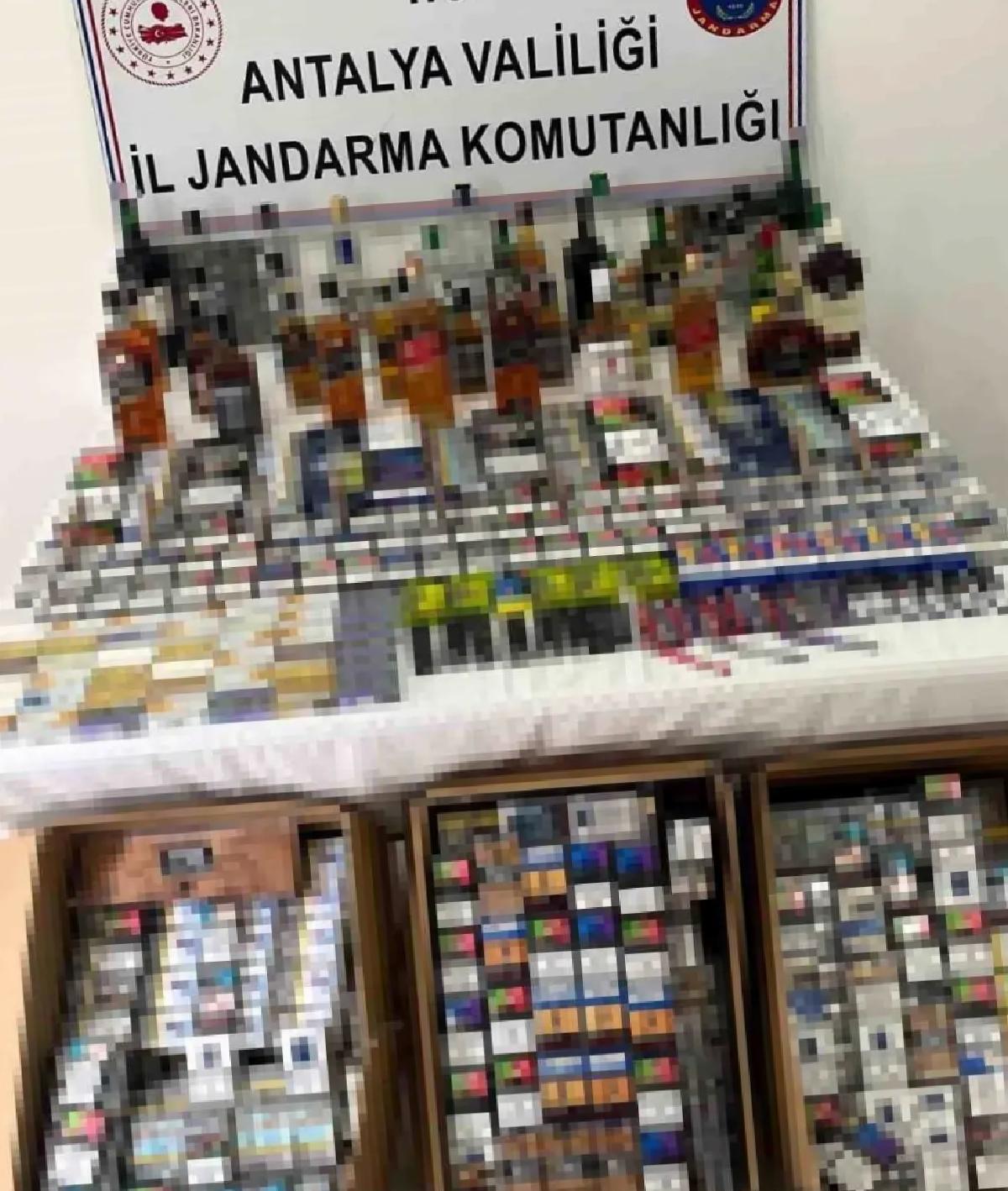 Manavgat’ta Kaçak Ürün Operasyonu