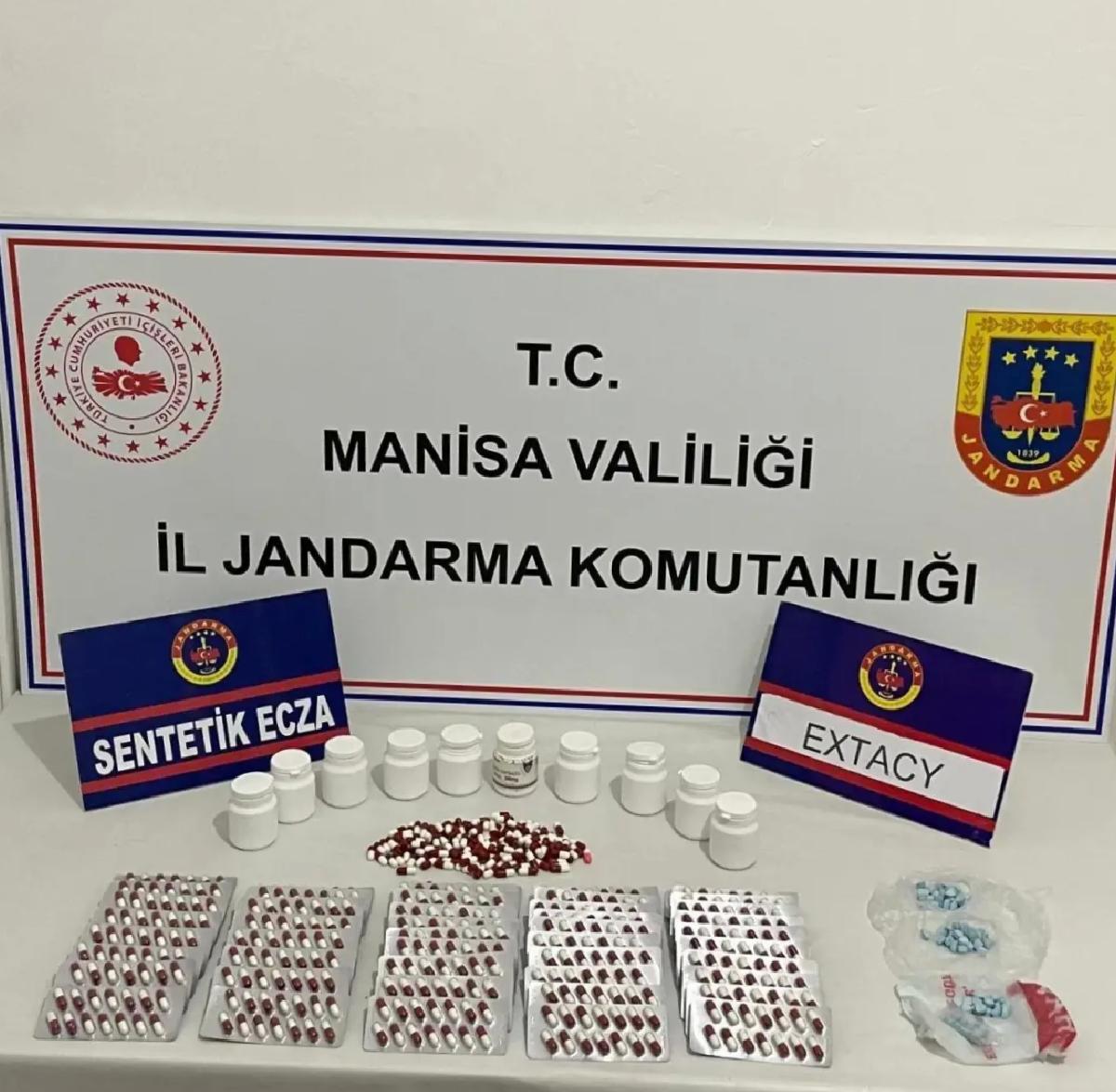 Manisa’da Uyuşturucu Operasyonu: 1216 Hap Ele Geçirildi