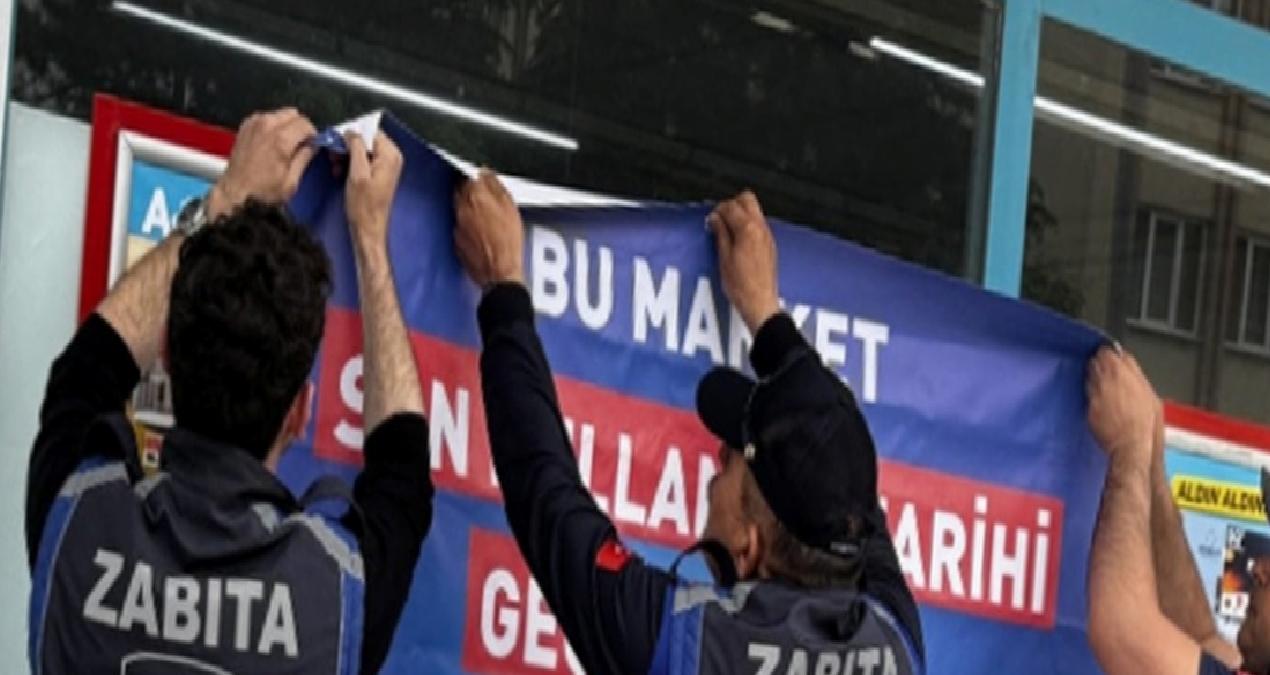 Market zincirinin şubelerine kapatma cezası