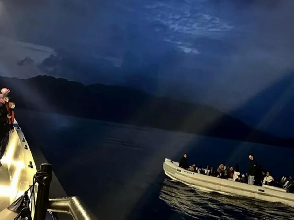 Marmaris’te 12 Düzensiz Göçmen Yakalandı