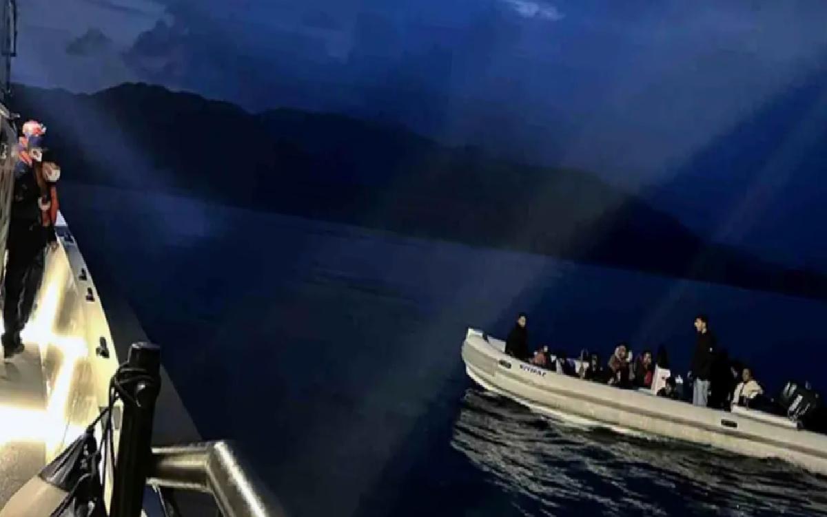 Marmaris’te Düzensiz Göçmen Kurtarıldı