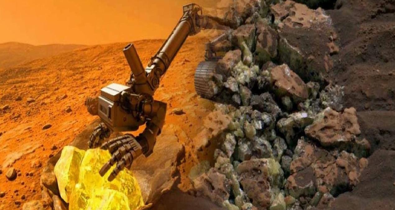 Mars’ta beklenmedik keşif: Kayadan fışkıran sarı kristaller gizemli tarihe ışık tutacak