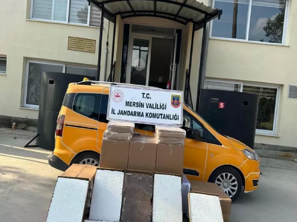Mersin’de Kaçak Tütün Operasyonu