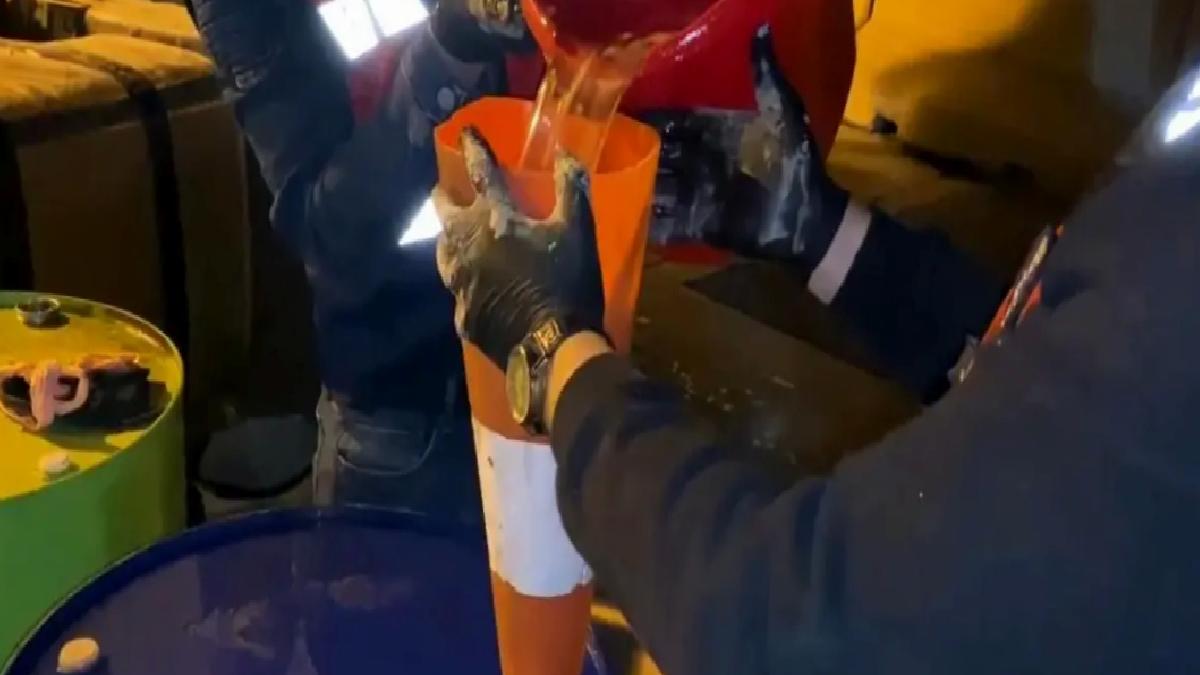 Mersin’de Uyuşturucu Operasyonu: 680 Litre Metamfetamin Ele Geçirildi