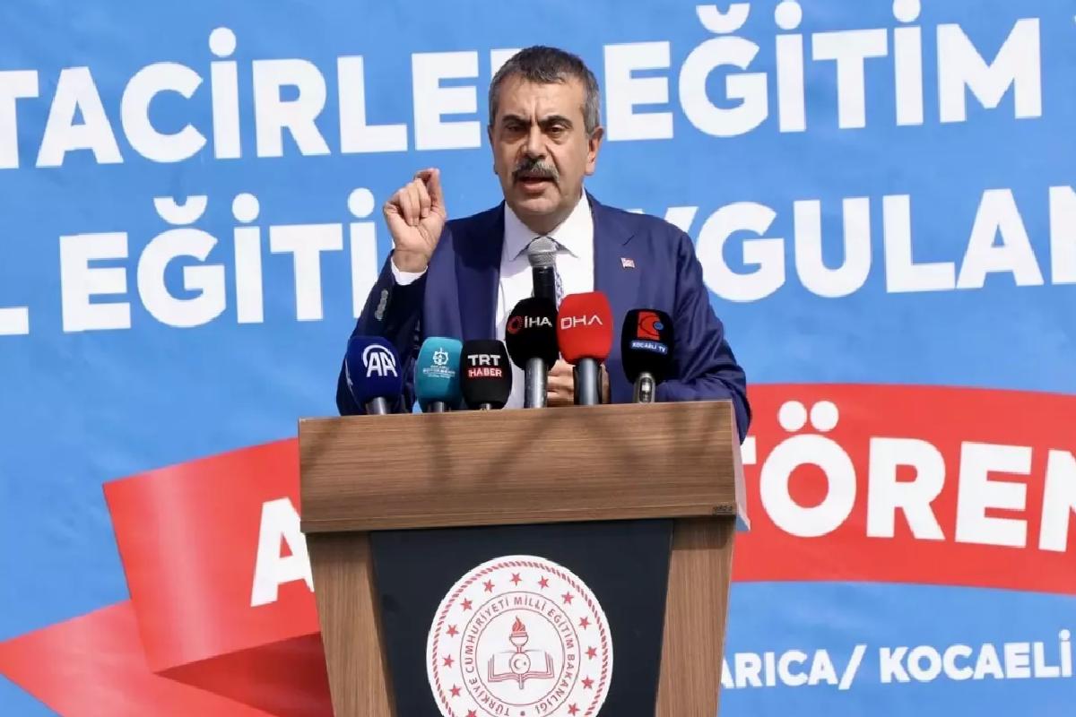 Milli Eğitim Bakanı Tekin, Kocaeli’de okul açılışına katıldı Açıklaması