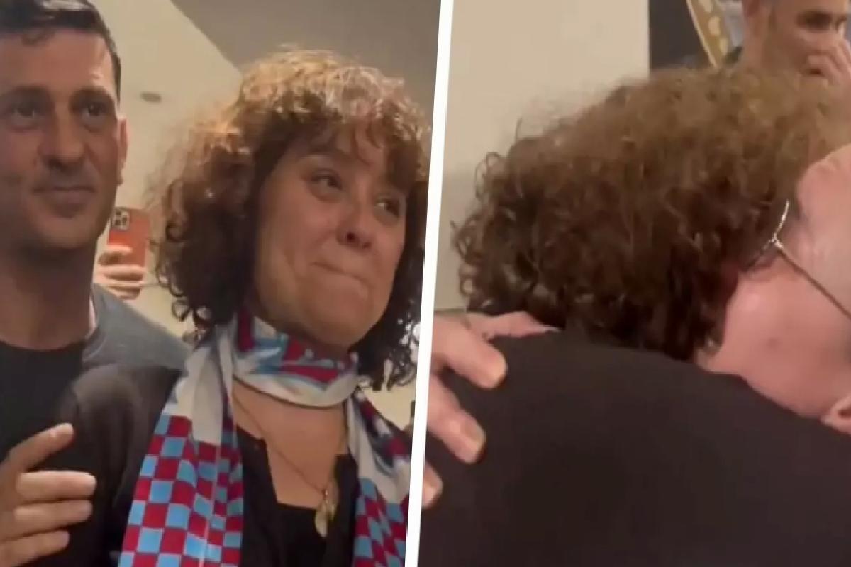 Minguzzi ailesi destek için duruşmaya gelenlerle duygu dolu anlar yaşadı