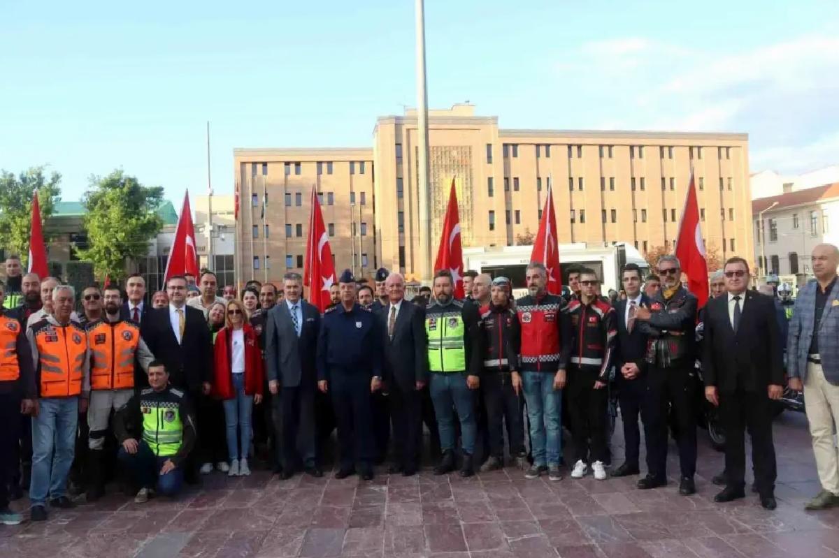 Motosiklet Kortejiyle TSKGV Tanıtımı