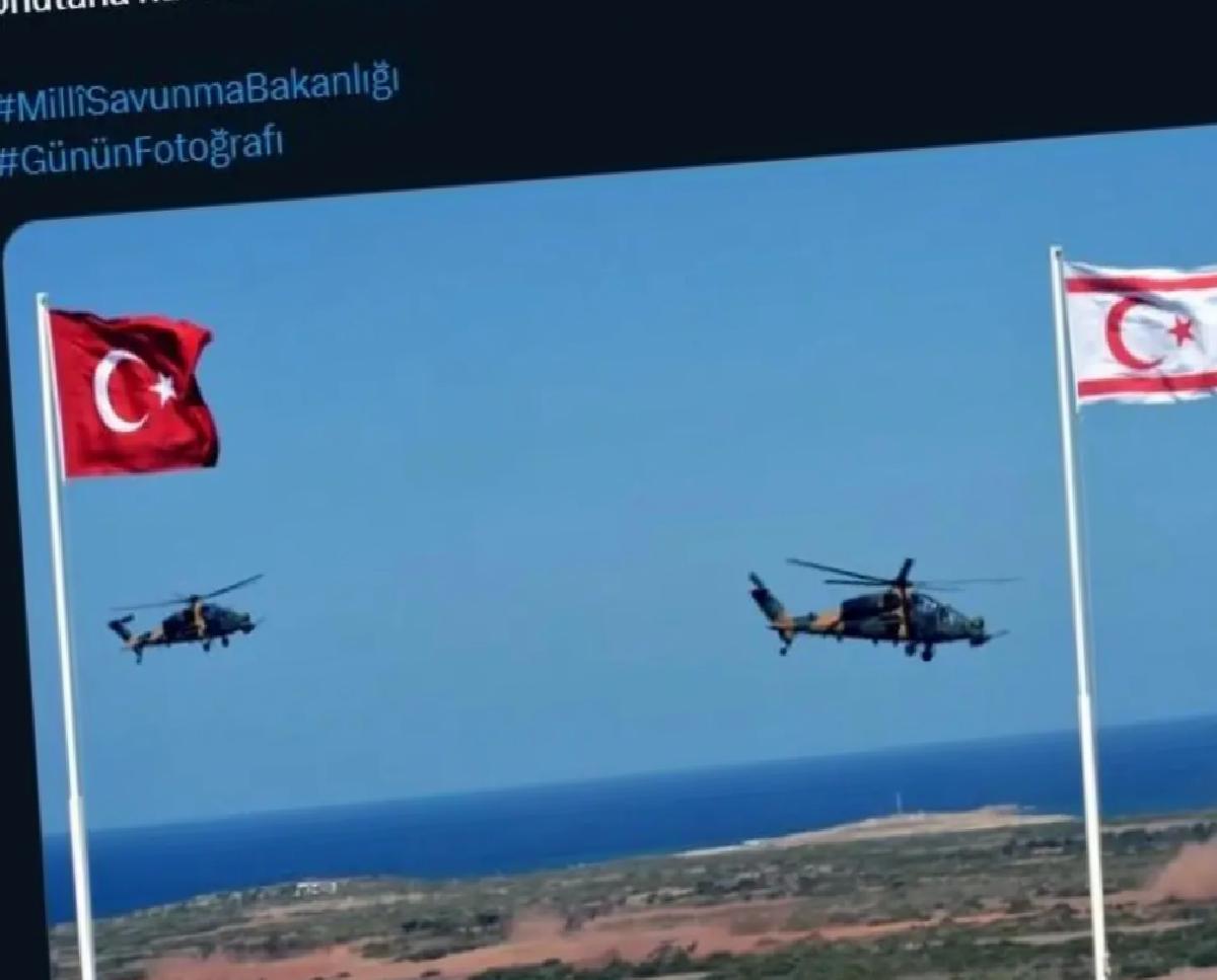 MSB’den KKTC ve Türk Bayrağı Paylaşımı