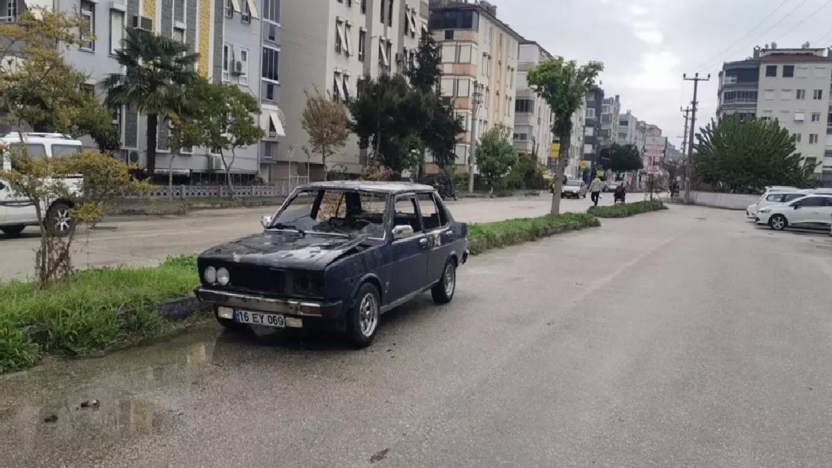 Mudanya’da Otomobil Yangını