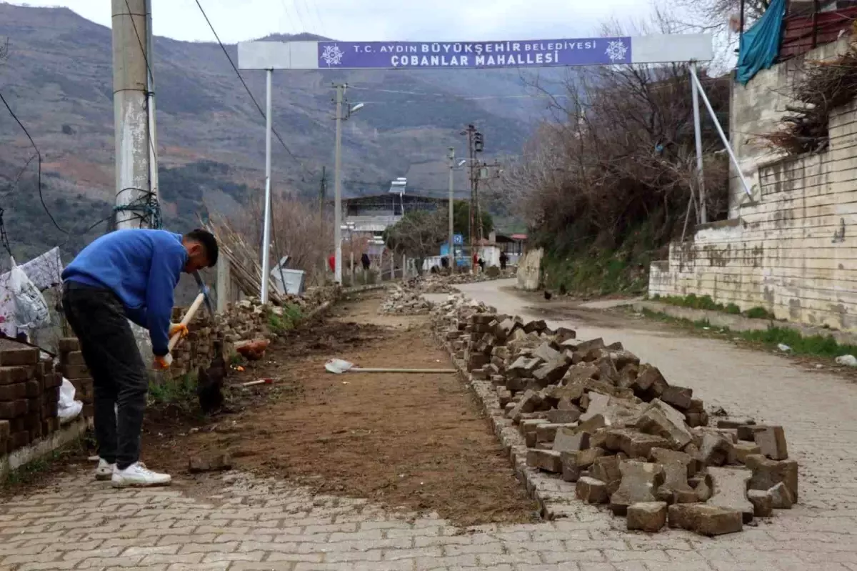 Nazilli Belediyesi, Çobanlar Mahallesi’nde Yol Yapım Çalışmalarını Tamamladı