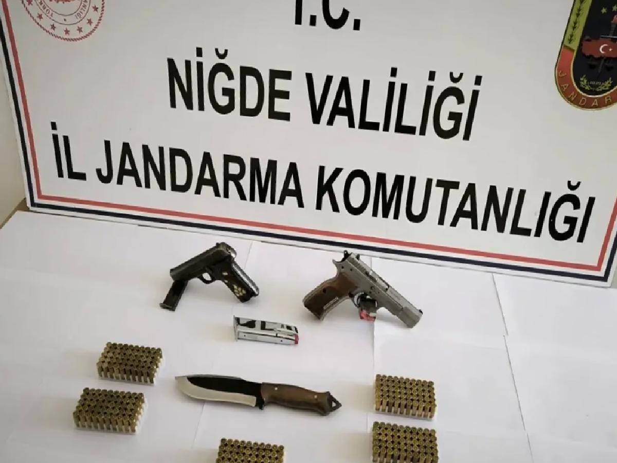 Niğde’de Ruhsatsız Silah Operasyonu