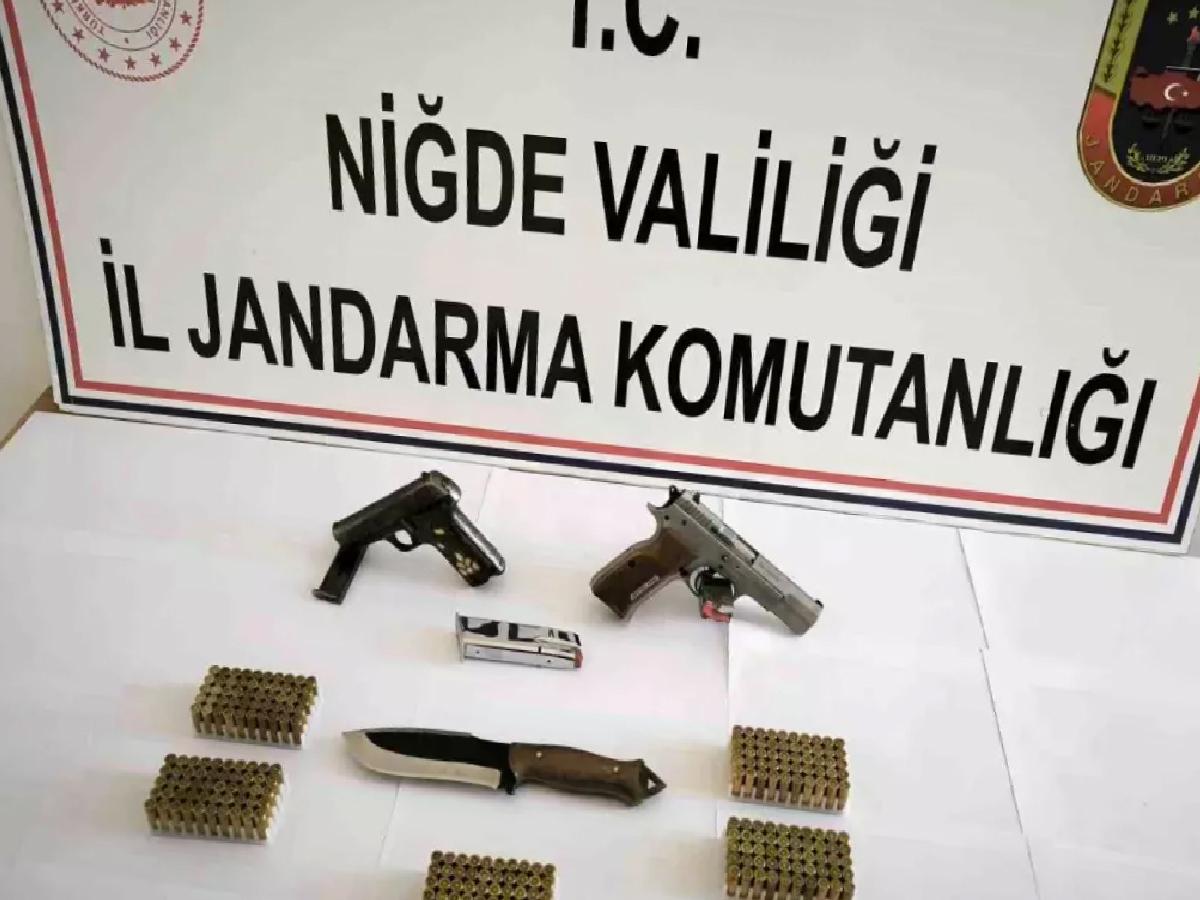 Niğde’de Ruhsatsız Silah Operasyonu