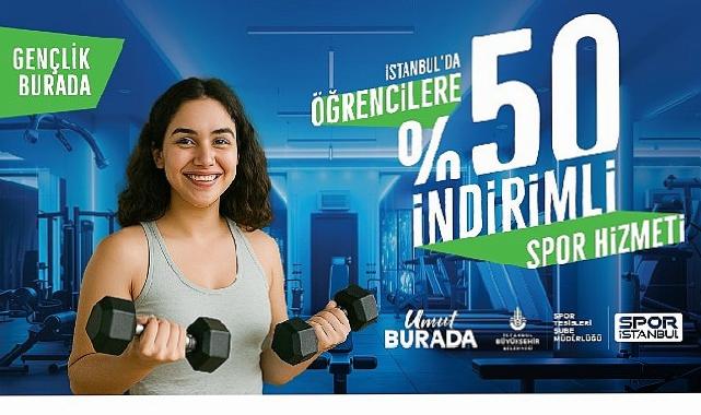 Öğrencilere Yüzde 50 Spor İndirimi