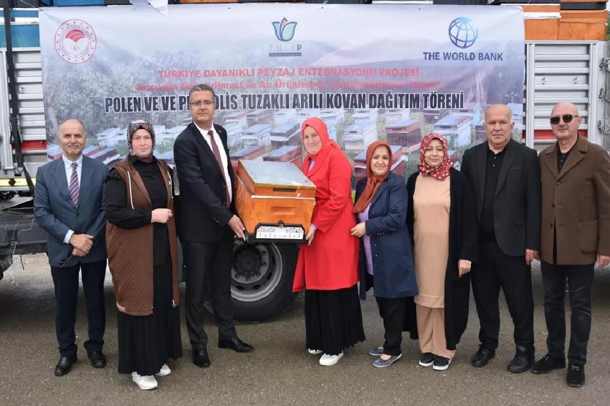 Ordu’da Arıcılara Kovan Desteği