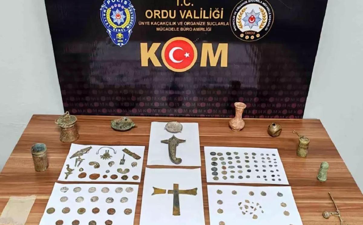 Ordu’da Tarihi Eşya Operasyonu
