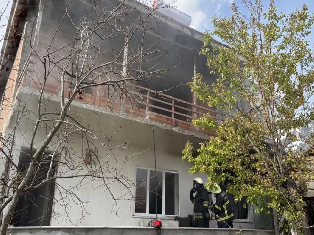 Osmancık’ta Müstehak Evde Yangın Çıktı
