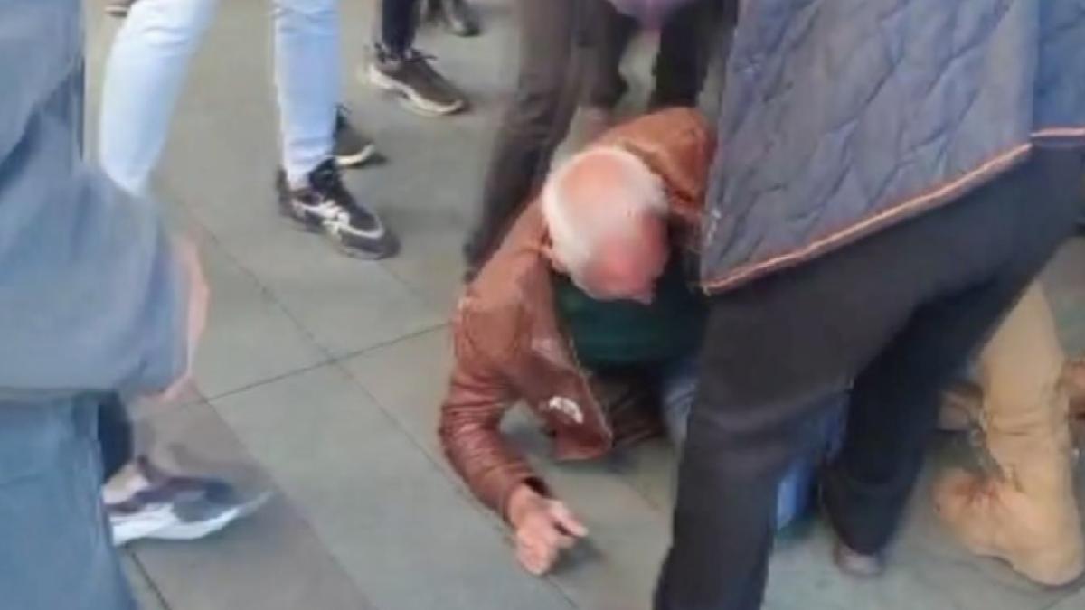 Özgür Özel’e saldıran kişinin gözaltına alınmadan önceki son anları