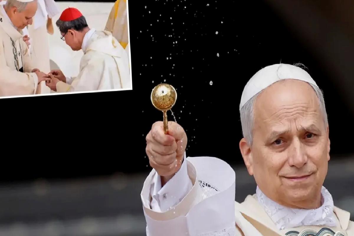 Papa 14. Leo Balıkçı yüzüğü taktı, resmen göreve başladı