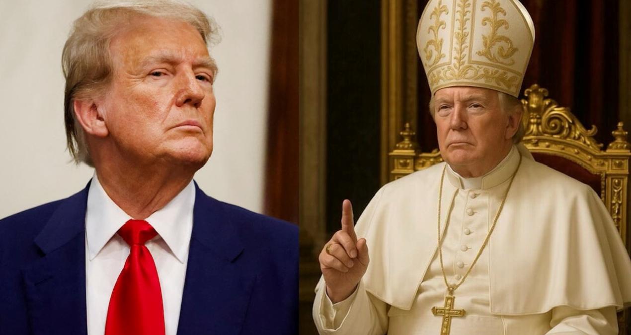 Papa Trump mı? Paylaştığı fotoğraf gündem oldu