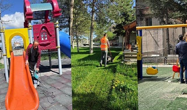 Park ve Bahçeler Müdürlüğü’nden Yoğun Bahar Mesaisi