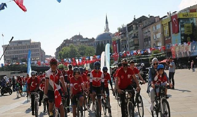 Pedallar 19 Mayıs ruhu ile çevrildi