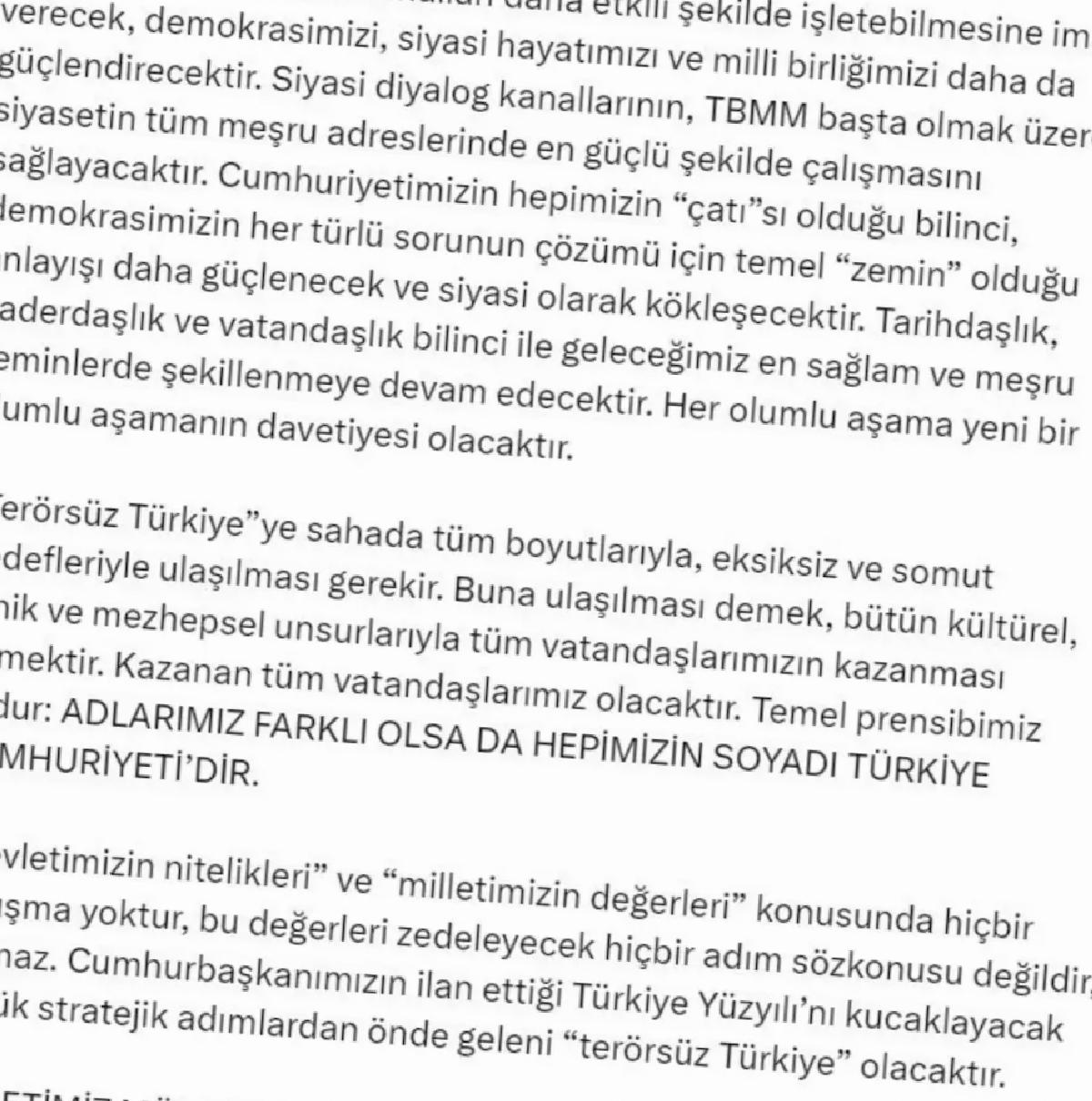 PKK’nın Feshi Terörsüz Türkiye İçin Önemli