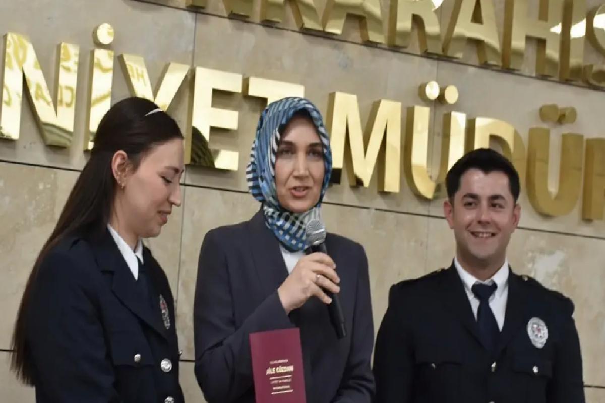 Polis Çiftten Üniformalı Nikah Töreni