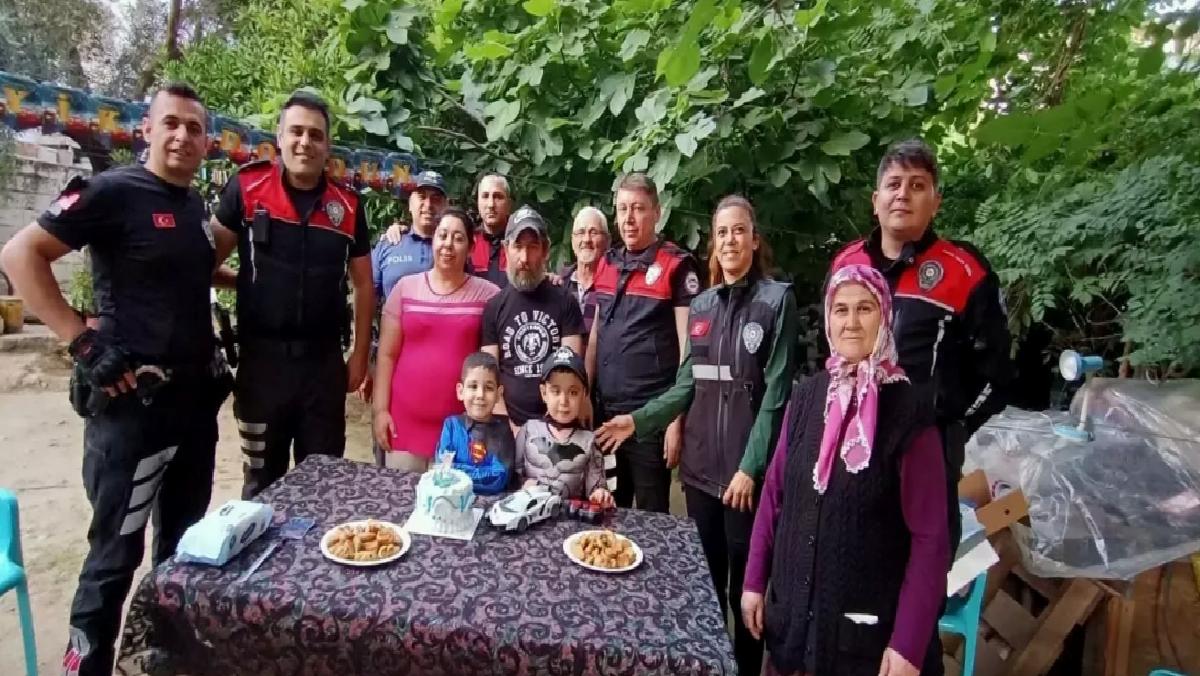 Polis, Kalp Ameliyatı Öncesi Eymen’in Doğum Gününü Kutladı