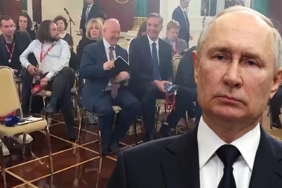 Putin gazetecileri gece yarısı yataklarından kaldırıp topladı