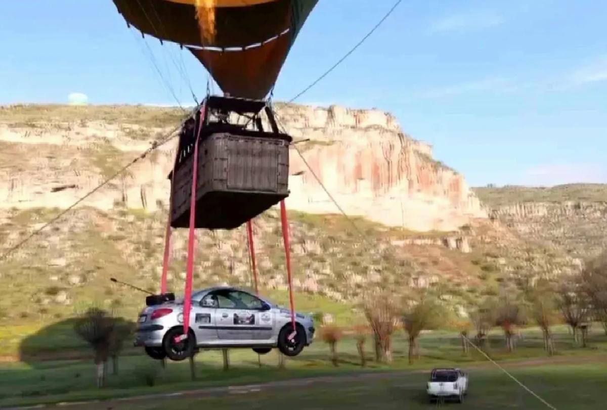 Ralliciler Aksaray’da Balonla Uçtu