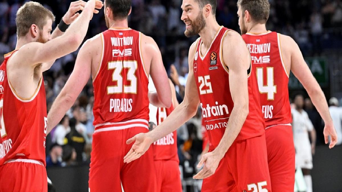 Real Madrid’i yenen Olympiakos, EuroLeague’de dörtlü finalde