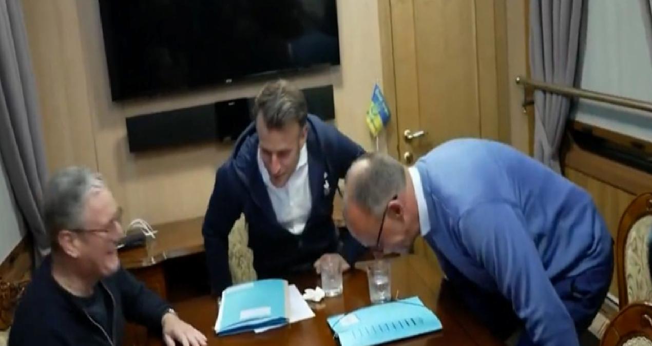 Rusya görüntüleri yayınladı: ‘Avrupa liderleri uyuşturucu içiyor!’