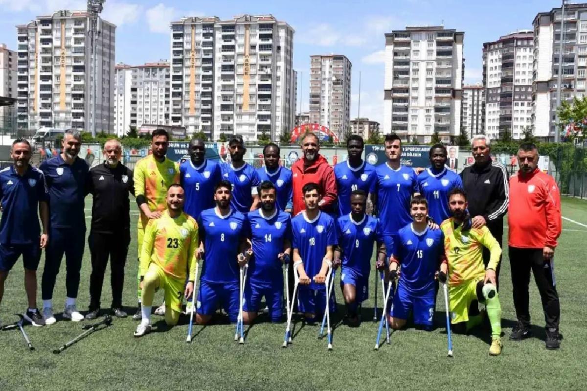 Şahinbey Belediye Spor, Ampute Futbol Ligi’nde 7-1 ile Galip Gelerek Şampiyonluğa Yaklaşıyor
