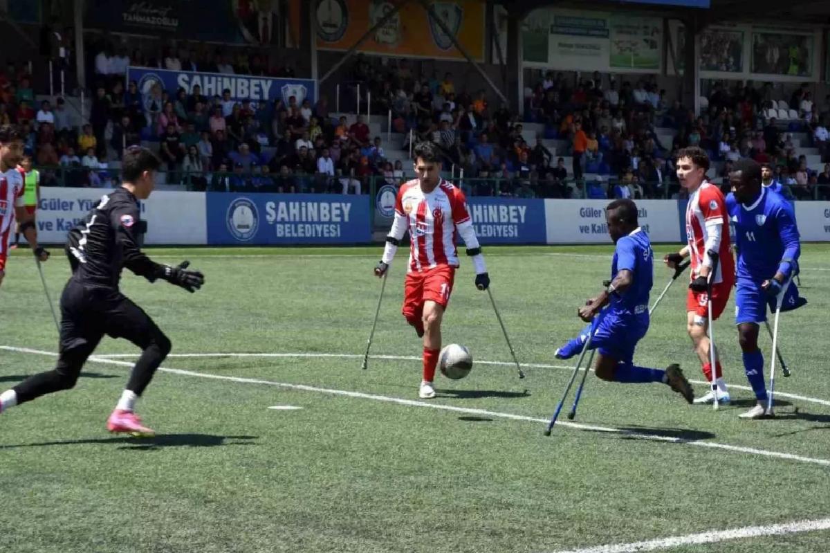 Şahinbey Belediye Spor Ampute Futbol Takımı, Şampiyonluk Yolunda Önemli Bir Galibiyet Aldı