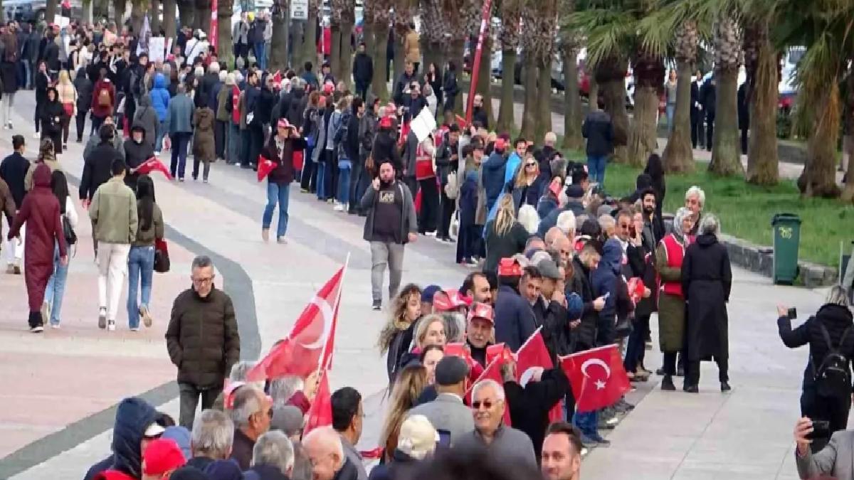 Samsun’da ‘Adalet Zinciri’ Etkinliği Düzenlendi