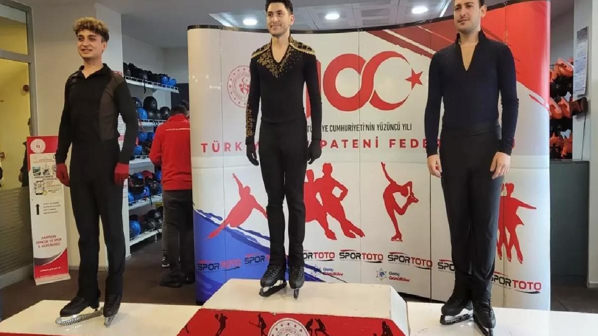 Samsun’da Artistik Buz Pateni Yarışması Sona Erdi