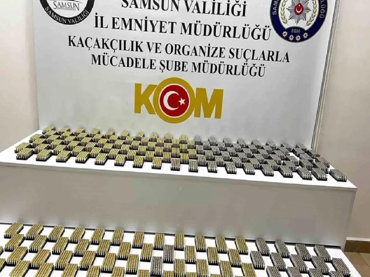 Samsun’da Av Bayisinde 8.500 Kayıt Dışı Fişek Ele Geçirildi