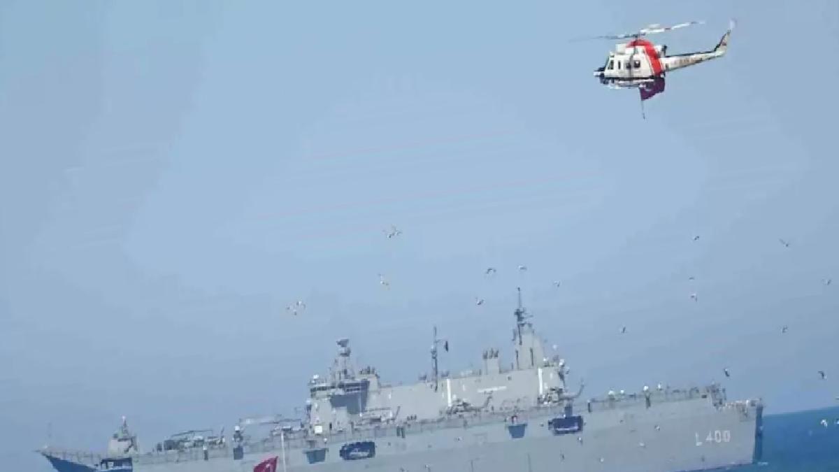Samsun’da Balıkçı Tekneleri Tören Geçişi