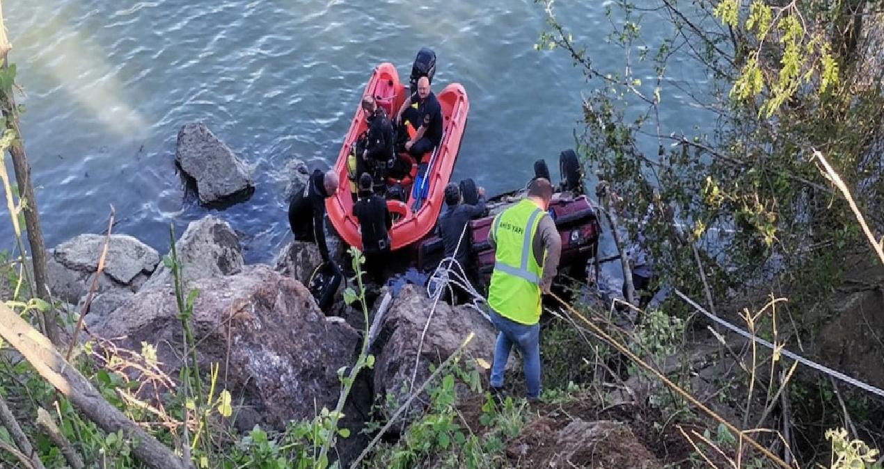 Samsun’da otomobil baraj gölüne uçtu: 1 ölü